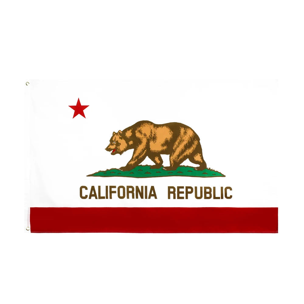 Drapeau de la Californie – Bannière en Polyester 60x90cm et 90x150cm BLACKBEARD OUTDOOR INDUSTRIES