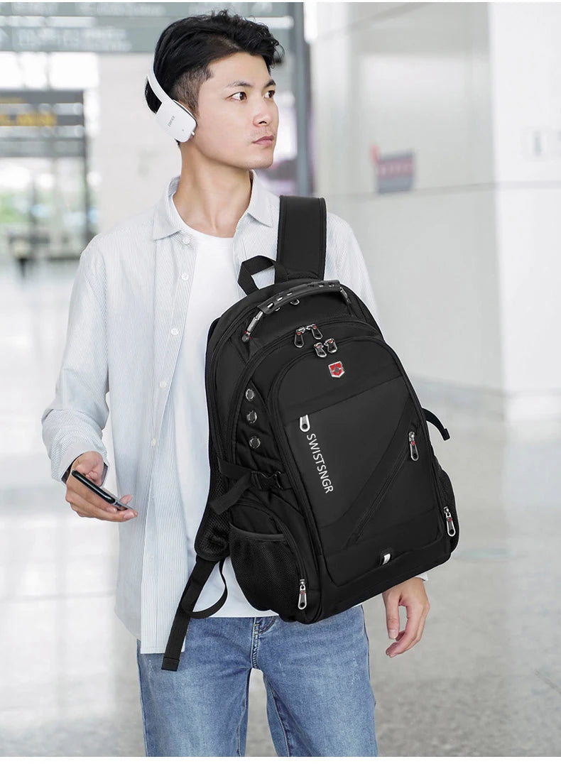 Sac à Dos Ordinateur Étanche 2025 – 17"/20" | Grande Capacité, USB, Antivol | Homme & Femme - BLACKBEARD OUTDOOR INDUSTRIES
