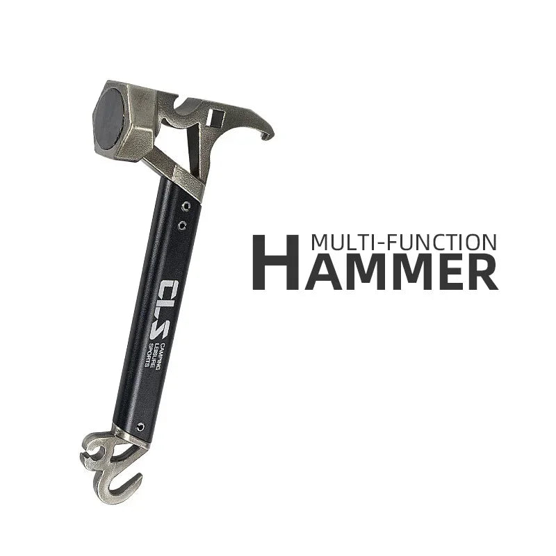 Marteau Mini Multifonction CLS - Outil de Survie Compact en Acier Inoxydable - BLACKBEARD OUTDOOR INDUSTRIES