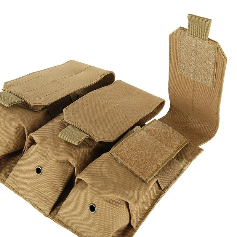 Poche Tactique MOLLE Triple ou Double – Porte-Chargeurs 5.56 / 7.62 – Airsoft, Paintball, Tir, Wargame - BLACKBEARD OUTDOOR INDUSTRIES