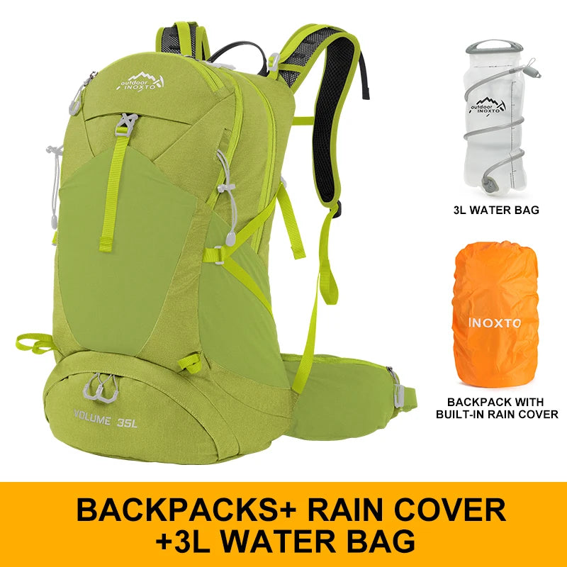 Sac à Dos de Randonnée 35L – Imperméable avec Housse de Pluie Intégrée | Mixte Homme/Femme - BLACKBEARD OUTDOOR INDUSTRIES