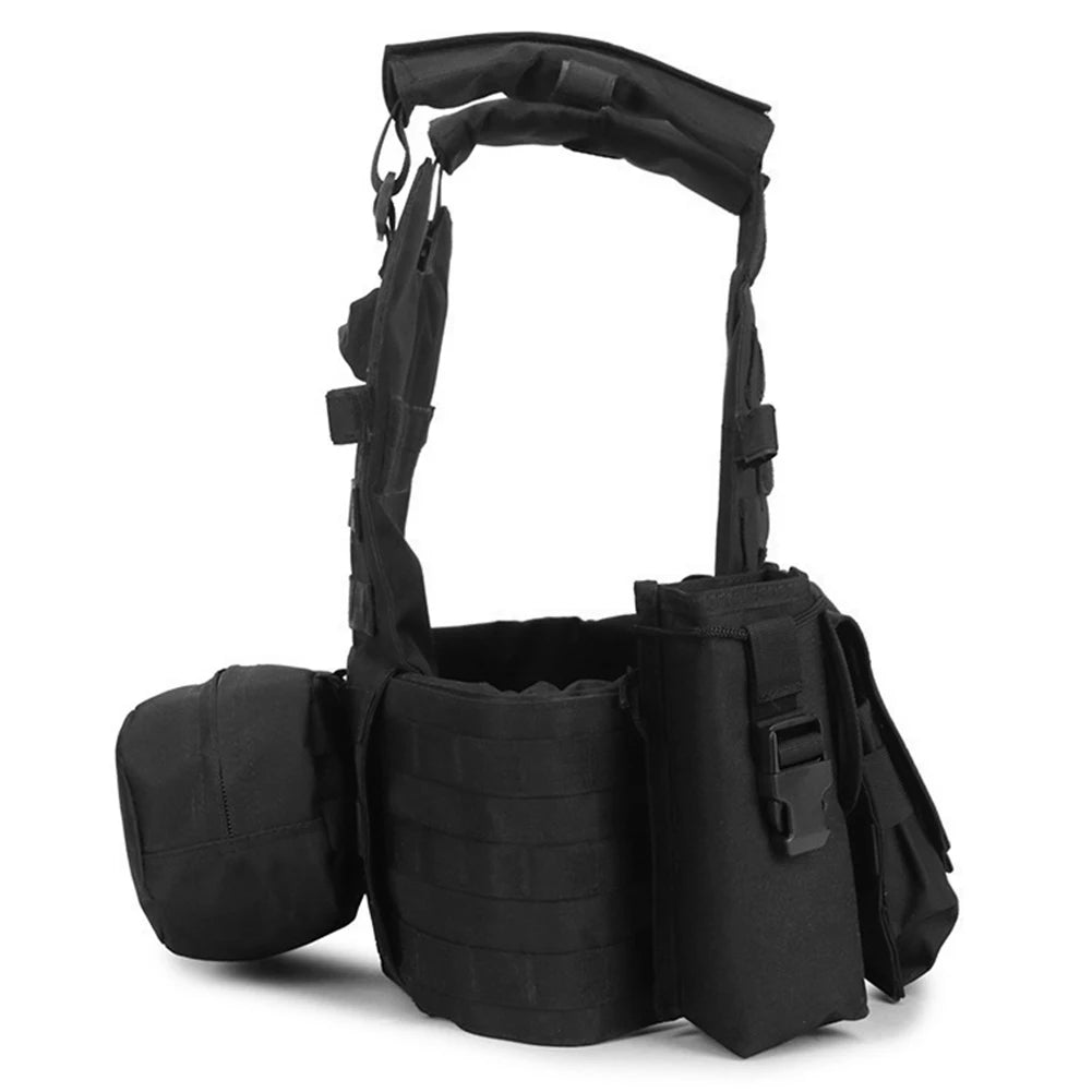 Gilet Porte-Plat en Nylon 600D Camouflage – Gilet de Protection Multifonction pour Chasse et Activités Outdoor - BLACKBEARD OUTDOOR INDUSTRIES