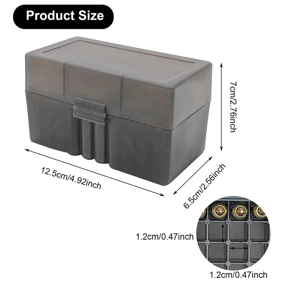 Boîte de Munitions Tactique – Capacité 50 Cartouches – Calibres 5.56 / .223 / .17 / .222 / .204 Ma boutique