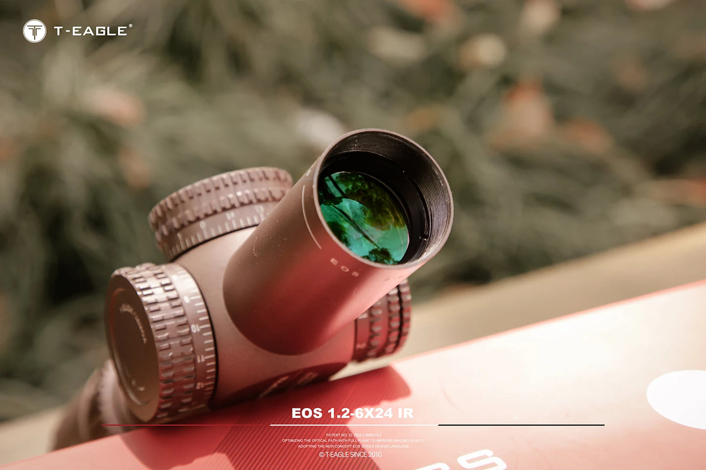 T-EAGLE EOS 1.2-6x24 IR - Lunette de Précision Tactique pour Fusil de Chasse avec Réticule Illuminé, Viseur Collimateur et Support Picatinny - BLACKBEARD OUTDOOR INDUSTRIES