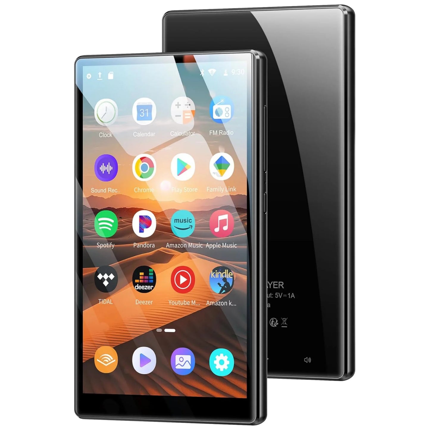 Lecteur MP3/MP4 Android Oilsky M501 Pro – 4.7’’ – Bluetooth 5.0 & Wi-Fi – 96 Go – Écran 1080P – Jusqu’à 1 To - BLACKBEARD OUTDOOR INDUSTRIES