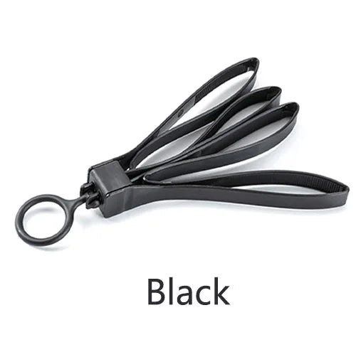 Attache-Câble Tactique en Plastique - Menottes de Sécurité, Bandes Décoratives, Straps Militaires Jetables, Couleur Jaune - BLACKBEARD OUTDOOR INDUSTRIES