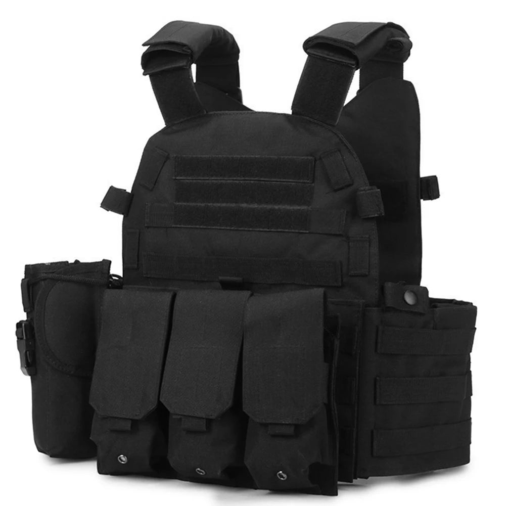 Gilet Porte-Plat en Nylon 600D Camouflage – Gilet de Protection Multifonction pour Chasse et Activités Outdoor - BLACKBEARD OUTDOOR INDUSTRIES