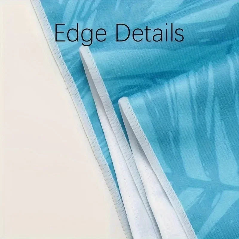 Serviette de Plage Bleu Marine avec Motif Ancre et Corde – L'Accessoire Incontournable pour vos Jours à la Plage BLACKBEARD OUTDOOR INDUSTRIES