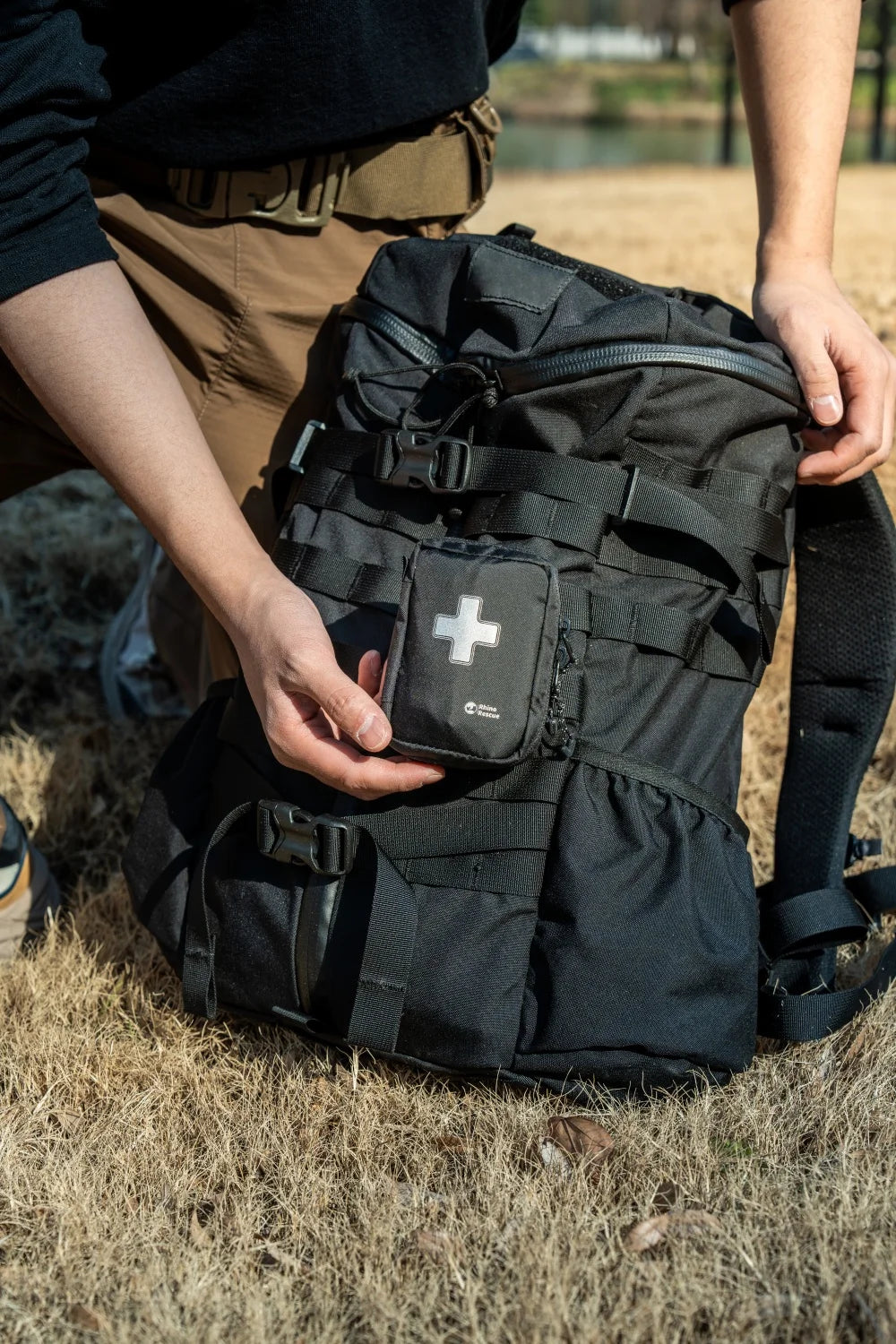 Rhino Rescue EDC Pouch - Tactical MOLLE-Compatible Everyday Carry Storage - BLACKBEARD OUTDOOR INDUSTRIES