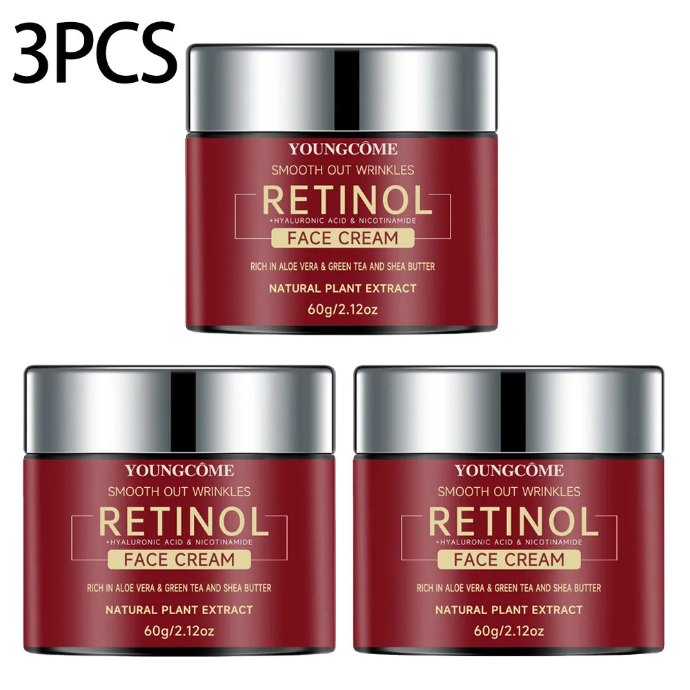 Crème Visage Raffermissante au Rétinol – Anti-Âge, Hydratante & Éclaircissante - BLACKBEARD OUTDOOR INDUSTRIES
