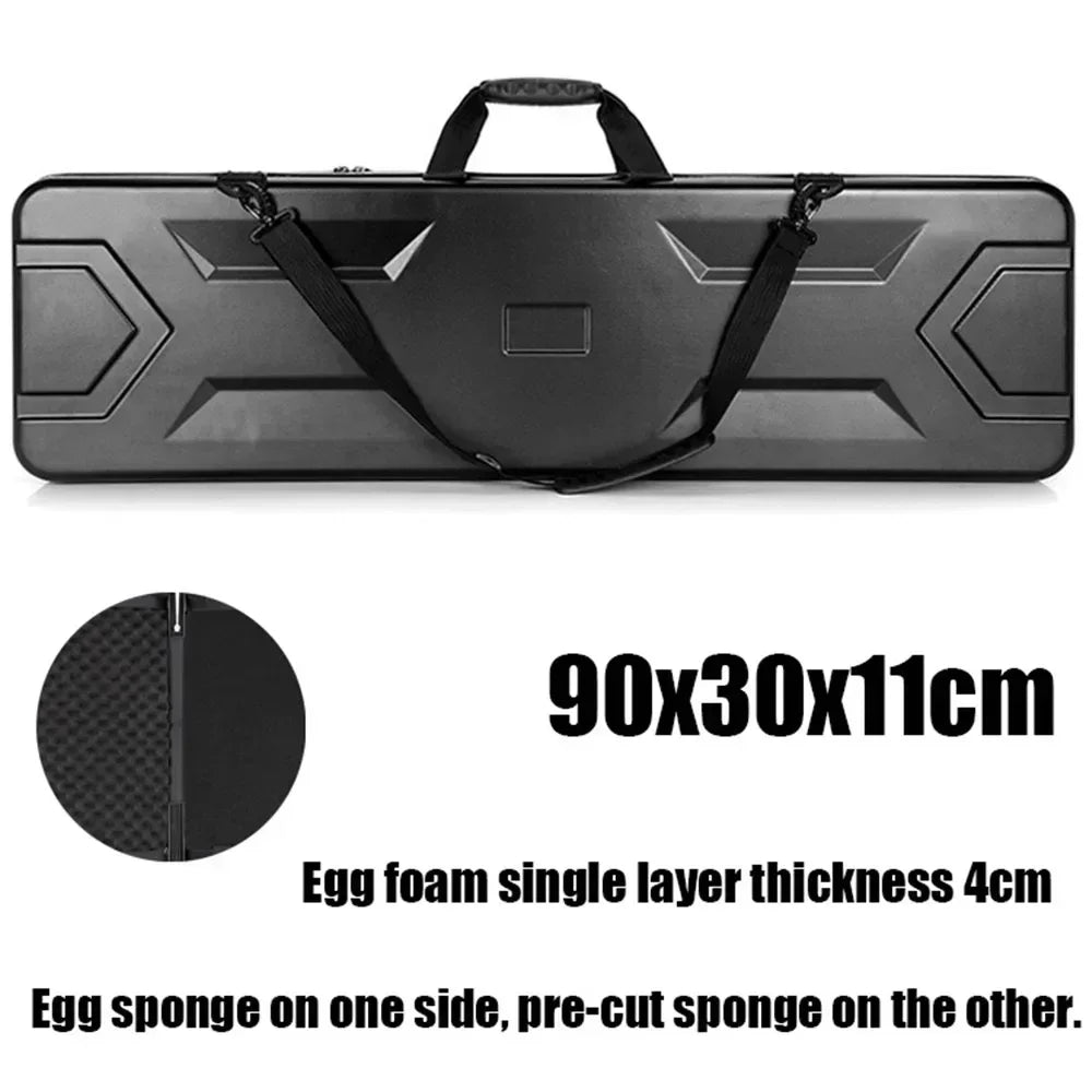 Coffre de Rangement Rigide Étanche 90 cm – Protection Antichoc pour Arc, Canne à Pêche, Outils, Équipement Tactique - BLACKBEARD OUTDOOR INDUSTRIES