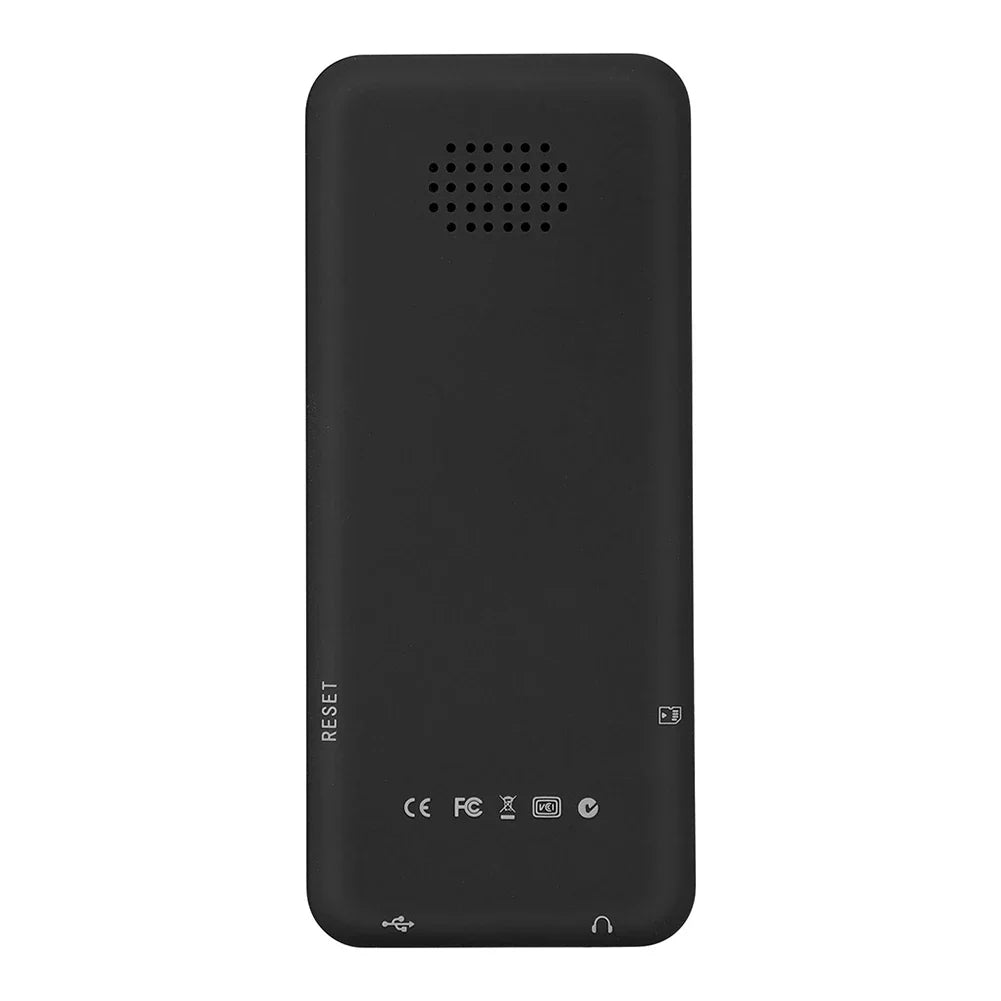 Lecteur MP3 Portable HiFi P3 avec Écran TFT 1,8’’ Bluetooth 5.4 | Haut-parleur intégré | Lecture Vidéo | Radio FM | Enregistreur Vocal | Lecteur E-Book - BLACKBEARD OUTDOOR INDUSTRIES
