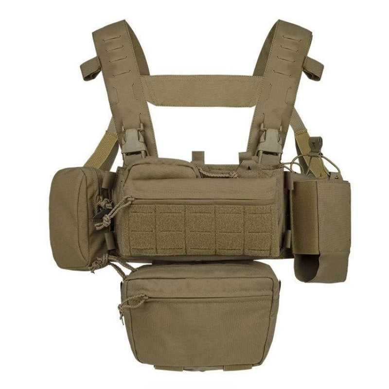 YAKEDA – Chest Rig Tactique Modulaire | Gilet Mini-Rig Léger avec Système de Dégagement Rapide Ma boutique
