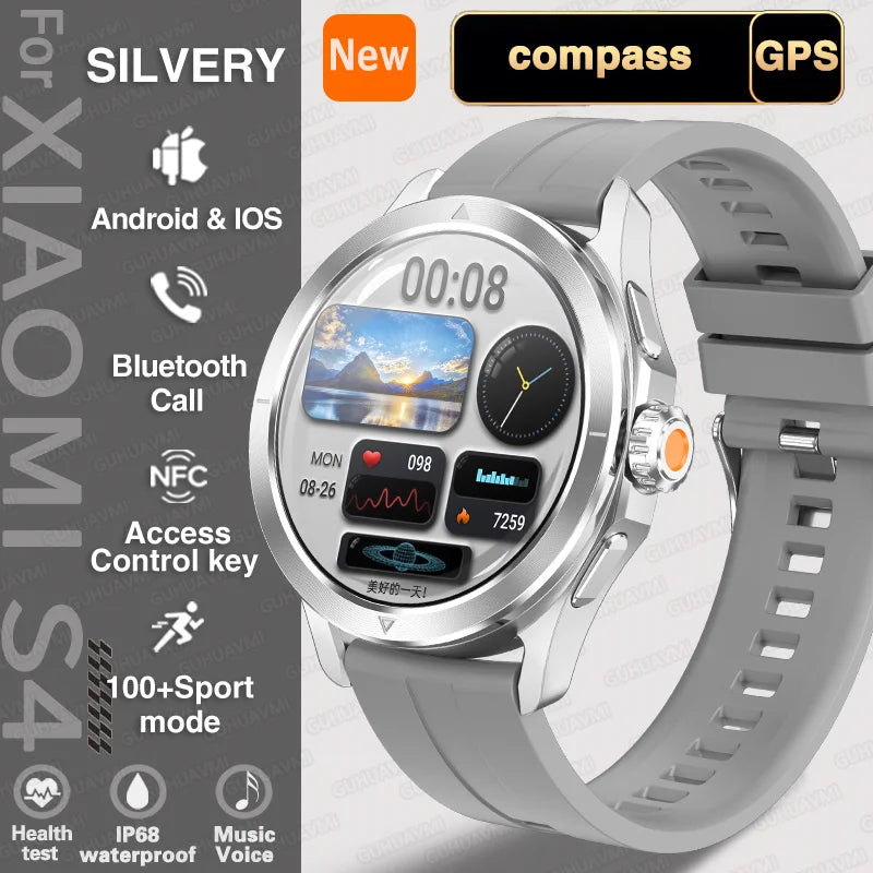 Xiaomi S4 Ultra – Montre Connectée Sport Outdoor avec GPS, NFC, Écran AMOLED, Appels Bluetooth, Suivi Santé Complet - BLACKBEARD OUTDOOR INDUSTRIES