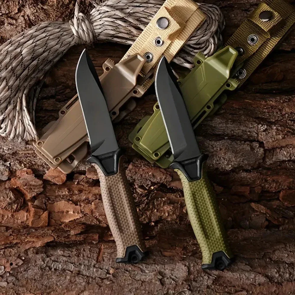 Couteau de Survie Outdoor en Acier Inoxydable D2 – Portable, Tactique, Randonnée - BLACKBEARD OUTDOOR INDUSTRIES