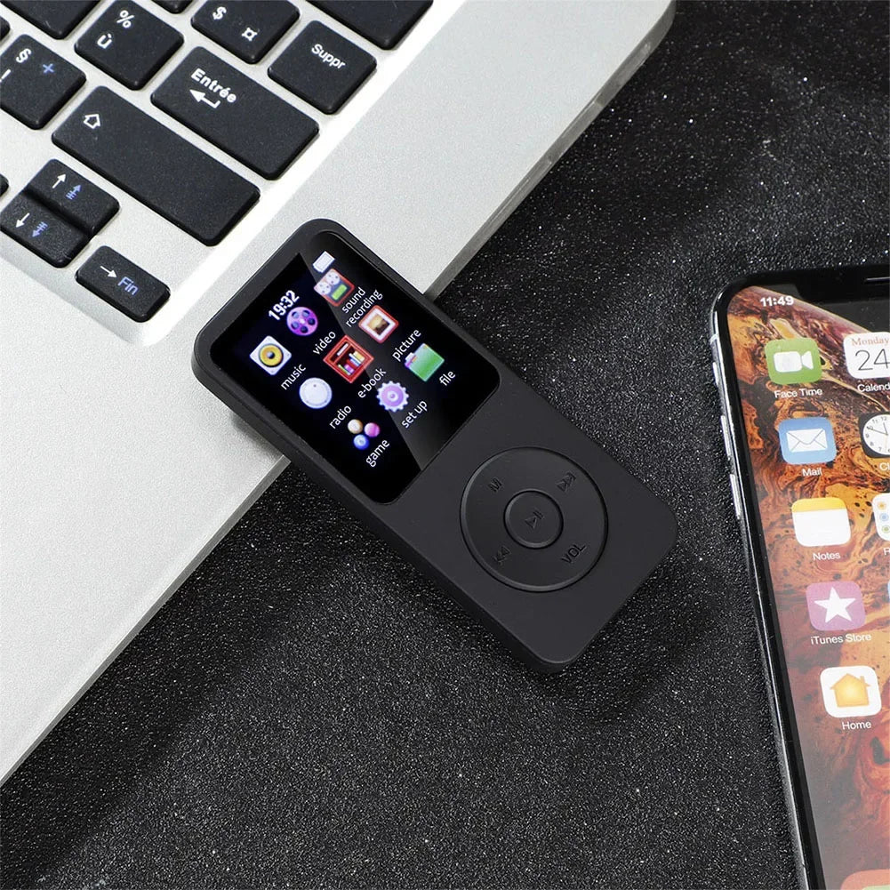 Lecteur MP3 Portable HiFi P3 avec Écran TFT 1,8’’ Bluetooth 5.4 | Haut-parleur intégré | Lecture Vidéo | Radio FM | Enregistreur Vocal | Lecteur E-Book - BLACKBEARD OUTDOOR INDUSTRIES