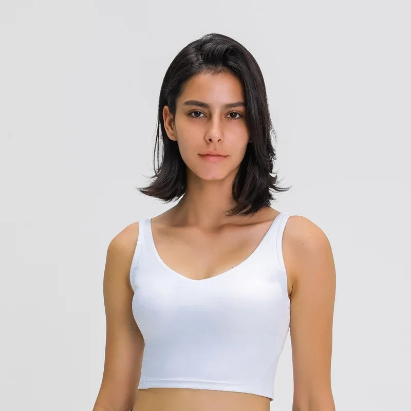 Débardeur NEPOAGYM PASSION avec Soutien-Gorge Intégré – Crop Top Longline avec Coussinets Amovibles pour Yoga et Gym - BLACKBEARD OUTDOOR INDUSTRIES