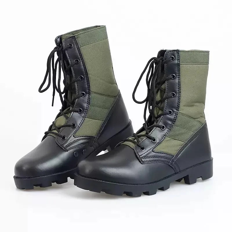 Green Boots – Bottes Panama Old School, Desert Boots Style Militaire - BLACKBEARD OUTDOOR INDUSTRIES