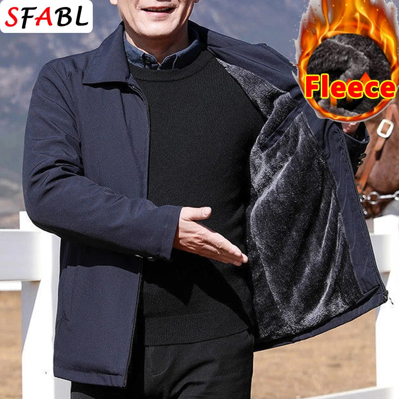 Veste Homme Automne/Hiver en Polaire Chaude Modèle Business Casual — MANTLCONX | Veste de Costume Décontractée - BLACKBEARD OUTDOOR INDUSTRIES