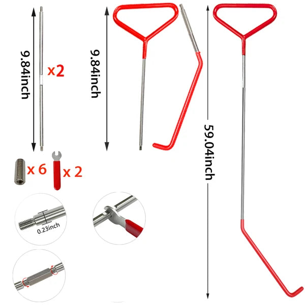 Kit Complet d'Outils d'Ouverture de Portière – Déverrouillage Véhicule Sans Clé - BLACKBEARD OUTDOOR INDUSTRIES