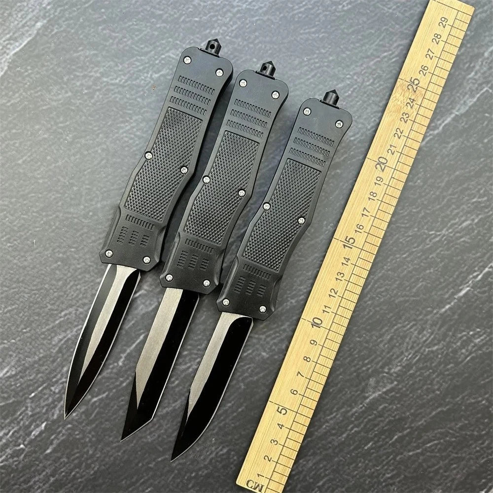 Couteau de Poche Tactique OTF – Lame 440C, Manche ABS – EDC - BLACKBEARD OUTDOOR INDUSTRIES