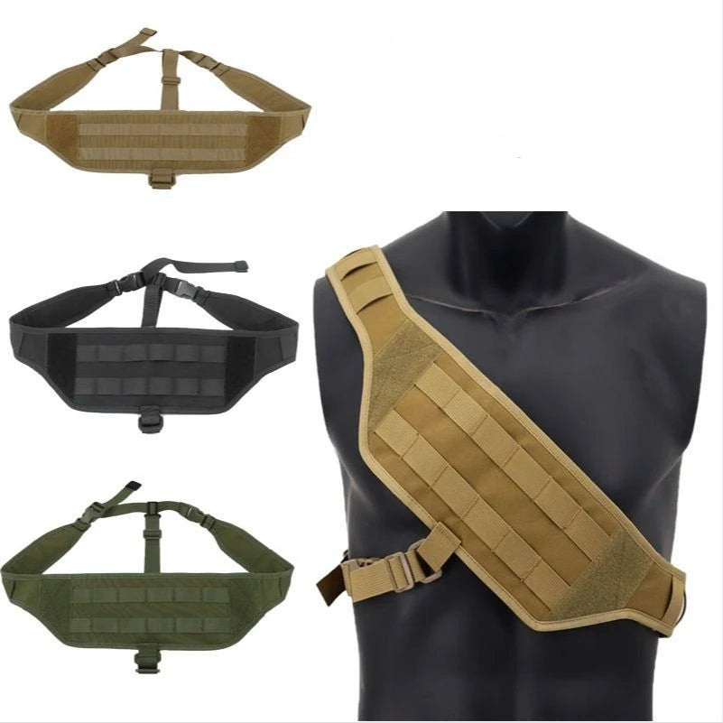 Gilet Tactique Quick Release avec Système MOLLE – Sac de Poitrine porte radio , Sac Bandoulière Crossbody, Sac de Chasse et Sports Outdoor - BLACKBEARD OUTDOOR INDUSTRIES