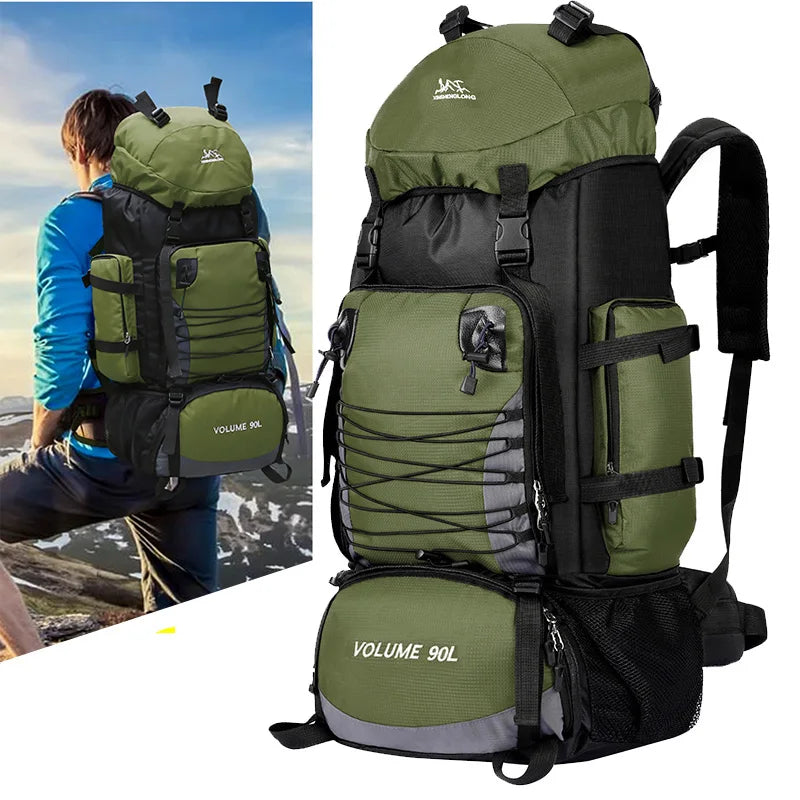 Sac à Dos de Voyage 90L - Sac de Camping, Randonnée, Montagne et Sport - Homme & Femme - BLACKBEARD OUTDOOR INDUSTRIES