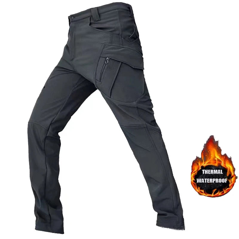 Ensemble Veste & Pantalon Tactique Homme Mazerout | Softshell Imperméable | Fleece Chaud | Randonnée, Pêche, Ski, Sécurité - BLACKBEARD OUTDOOR INDUSTRIES