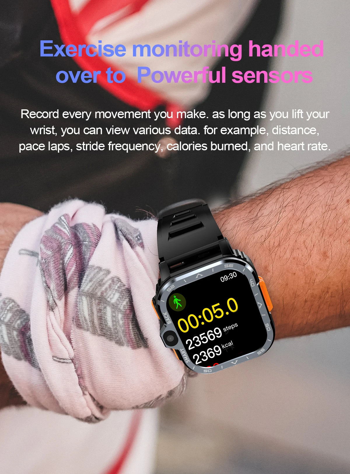 Montre Connectée VALDUS PGD Android – Écran 2,03", Double Caméra HD, 4G LTE, 64 Go ROM, NFC & WiFi - BLACKBEARD OUTDOOR INDUSTRIES
