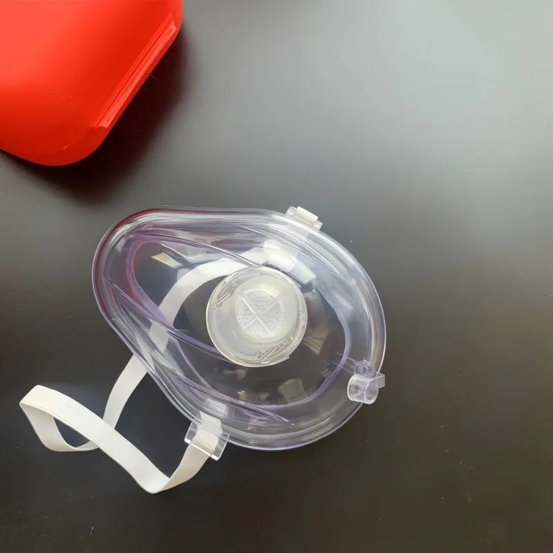Masque de Secours CPR – Rescousse Adulte/Enfant, Pocket Resuscitator pour Premiers Secours et Sauvetage Cardiaque - BLACKBEARD OUTDOOR INDUSTRIES