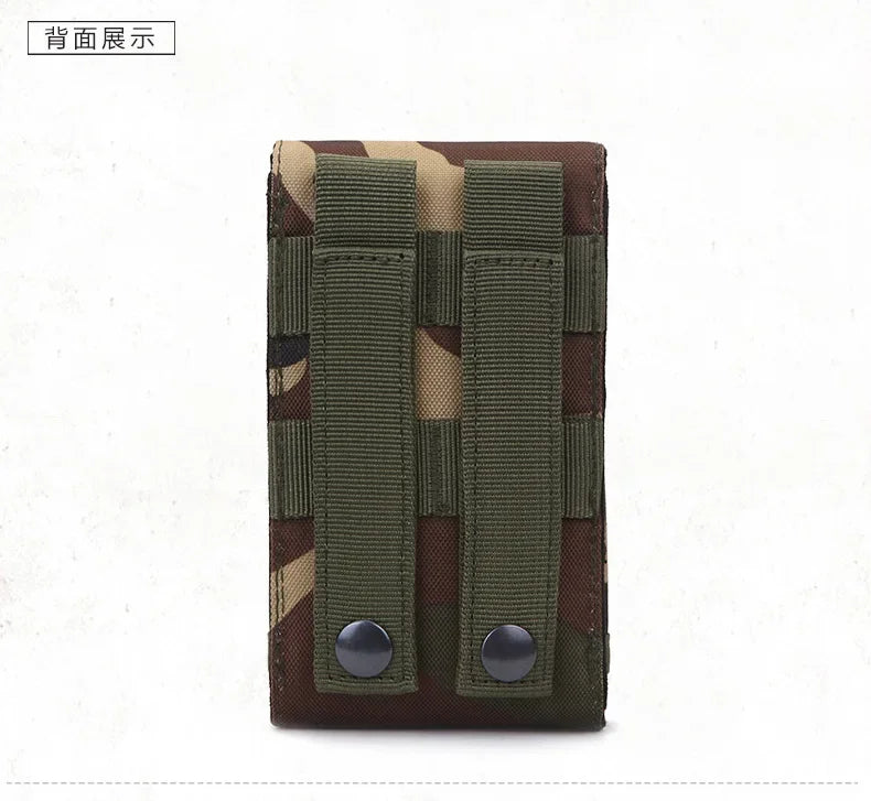 Poche Tactique Outdoor – Support Téléphone Camouflage pour Ceinture – Étui Étanche en Nylon 600D pour Sports, Chasse et Activités Extérieures - BLACKBEARD OUTDOOR INDUSTRIES