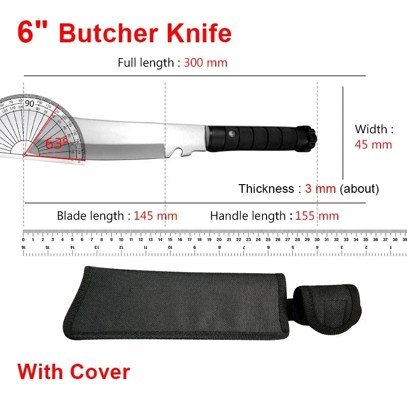 Couteau de Boucher Forgé à la Main – Inox 5Cr15Mov - BLACKBEARD OUTDOOR INDUSTRIES