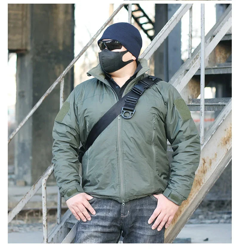 Veste d'Hiver Homme Niveau 7 - Parka Tactique à Duvet, Chaude, Imperméable, Coupe-vent, pour Chasse, Randonnée et Activités en Plein Air - BLACKBEARD OUTDOOR INDUSTRIES