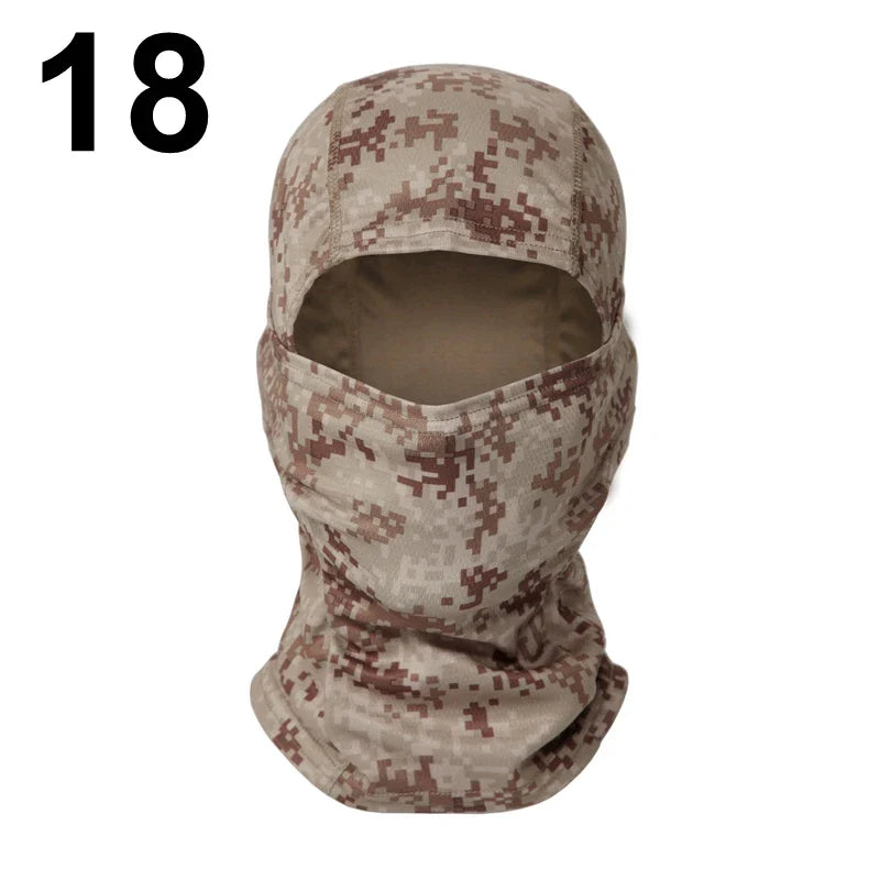 Balaclava Camouflage Multicam – Masque Intégral pour Ski, Cyclisme, Chasse, Airsoft et Plein Air - BLACKBEARD OUTDOOR INDUSTRIES