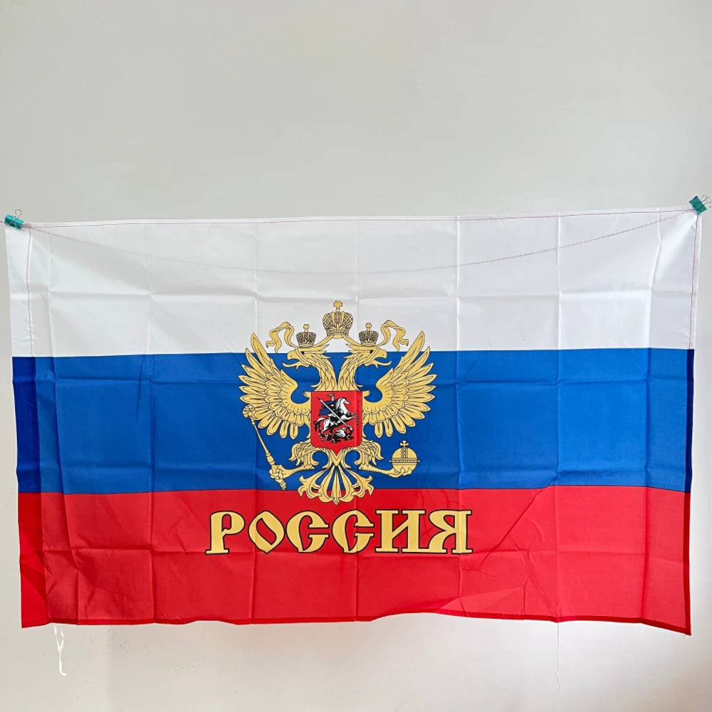 Drapeau de la Russie – 90x150 cm – Polyester – Drapeau Présidentiel Russe – Bannière Nationale BLACKBEARD OUTDOOR INDUSTRIES