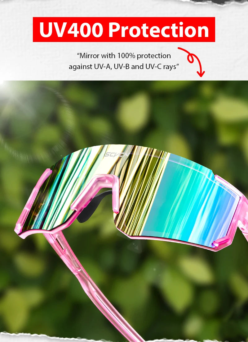SCVCN Lunettes de Cyclisme UV400 – Modèle S1411 - BLACKBEARD OUTDOOR INDUSTRIES