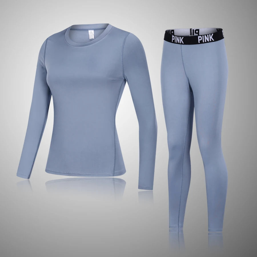 Ensemble de Sous-Vêtements Thermiques Femme – Sous-Vêtements Longs Compression, Idéals pour le Sport et les Activités Extérieures - BLACKBEARD OUTDOOR INDUSTRIES