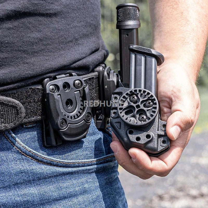 Système de Montage Rapide Tek-Mount MINI CNC Personnalisé pour Étui, Clip de Ceinture, et Équipement Tek-Lok BLACKBEARD OUTDOOR INDUSTRIES