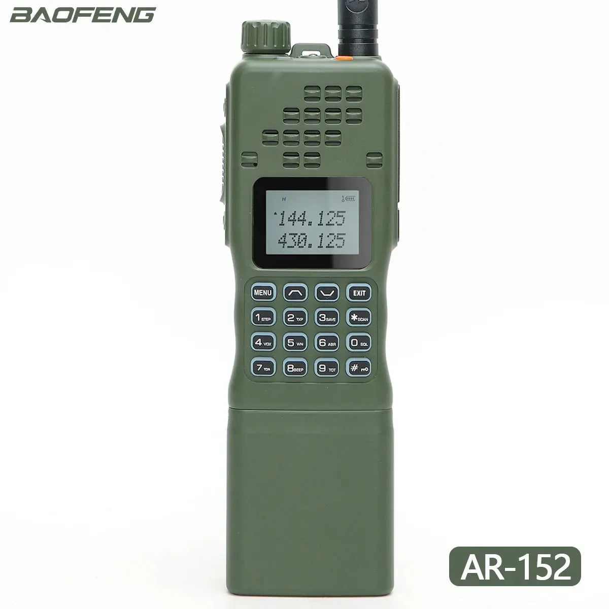 Baofeng AR-152 – Radio Tactique Puissante 25W | Batterie 12000 mAh | Portée jusqu'à 15 kml Longue portée type AN PRC-152 Ma boutique
