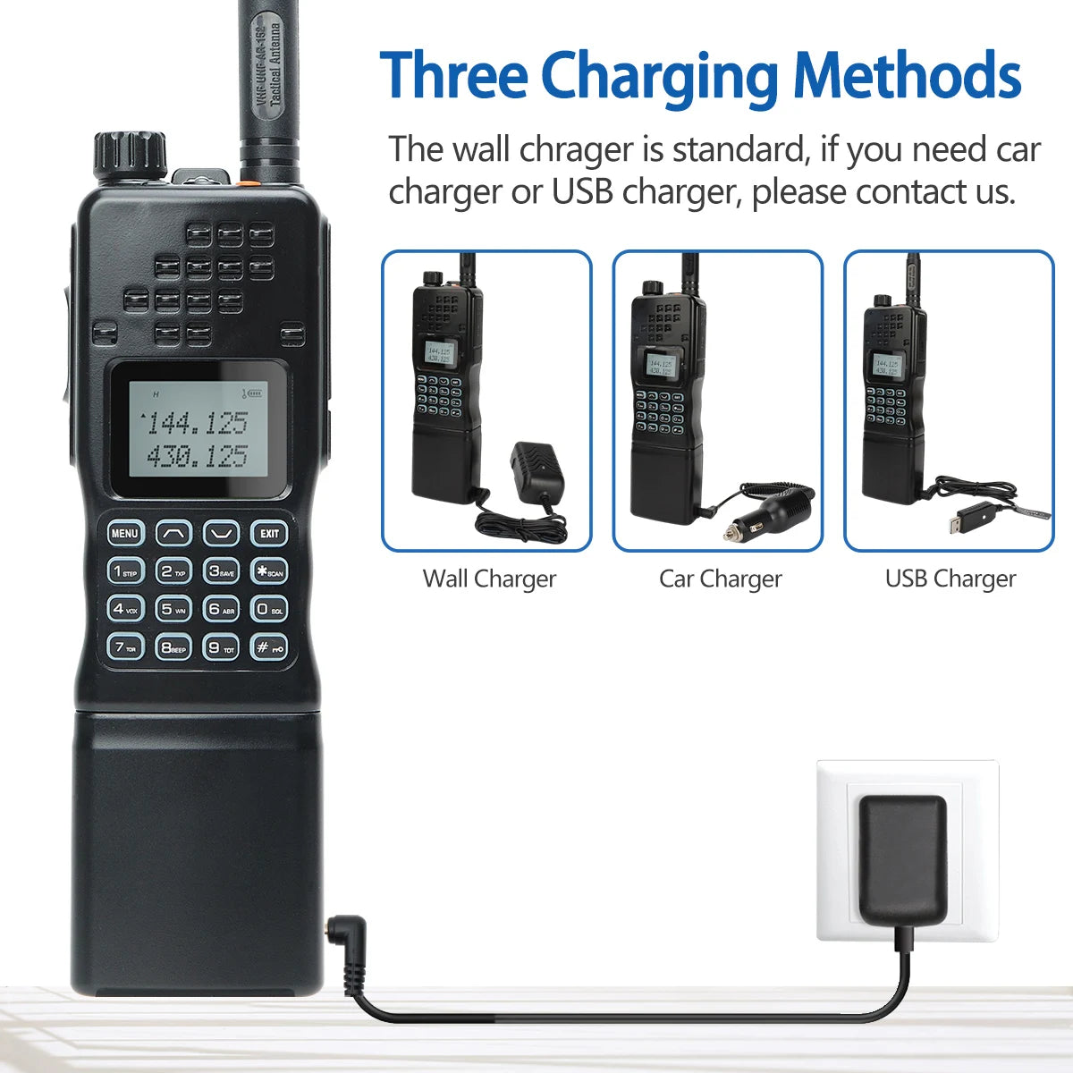 Baofeng AR-152 15W Walkie Talkie Powerful CB Two way Radio 12000mAh Battery Tactial Long Range AN PRC-152 Dual Band Transceiver BLACKBEARD OUTDOOR INDUSTRIES