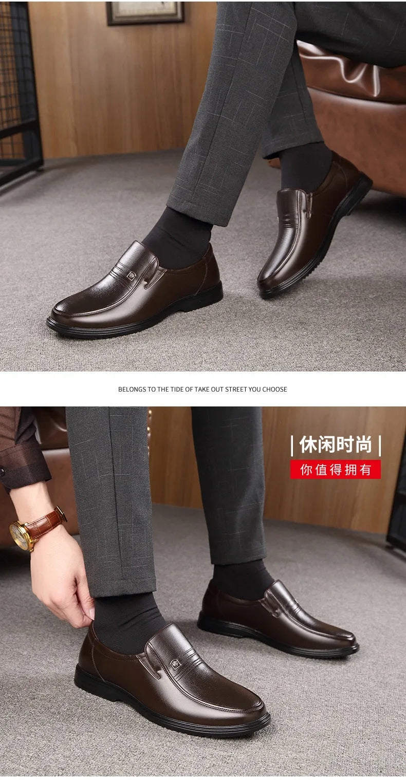 Chaussures en Cuir Véritable pour Homme – Mocassins Élégants, Style Business Casual – Confort Exceptionnel et Respirabilité – Chaussures Plates Classiques et Durables BLACKBEARD OUTDOOR INDUSTRIES