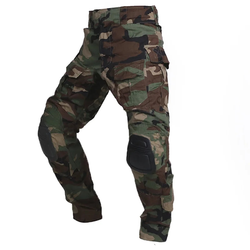 Pantalon Cargo Tactique Camouflage Multicam avec Genouillères – Homme/Femme - BLACKBEARD OUTDOOR INDUSTRIES
