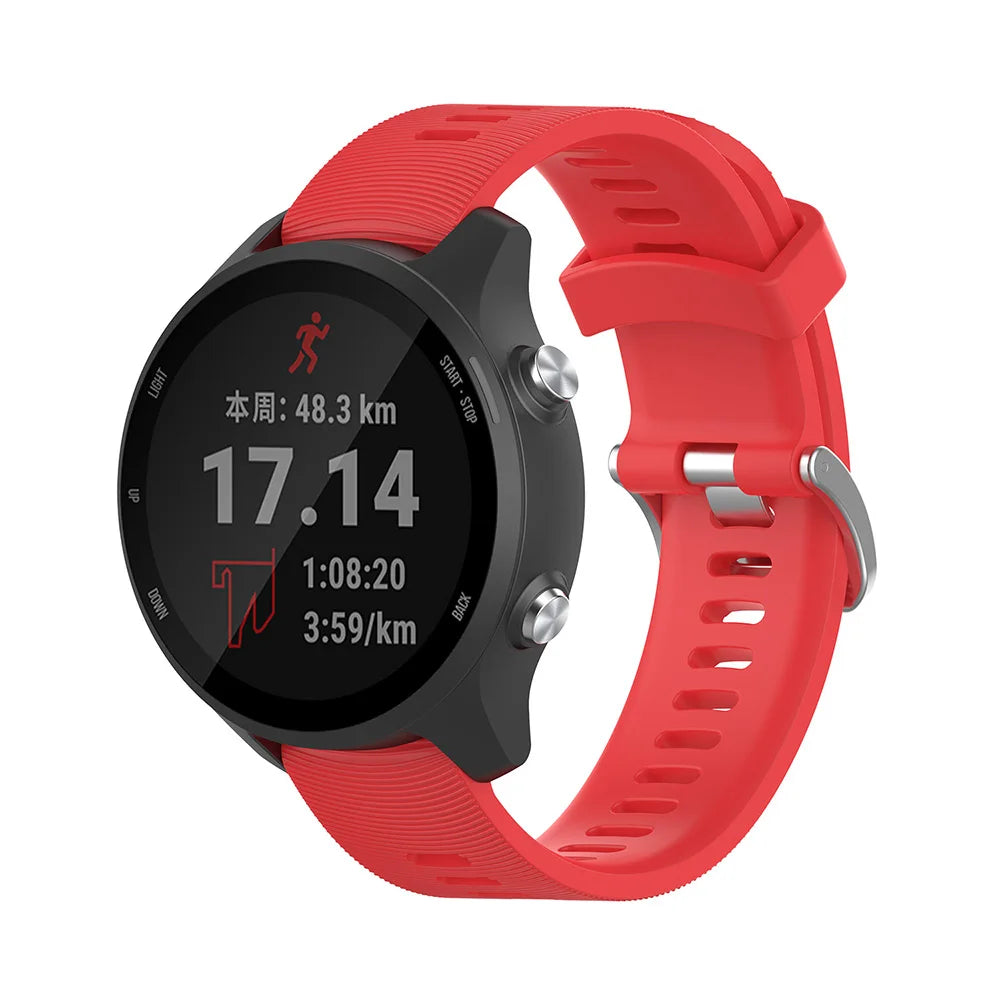 Bracelet en Silicone de 20mm pour Montre Garmin Forerunner / Venu / Vivoactive / Samsung Galaxy Watch BLACKBEARD OUTDOOR INDUSTRIES