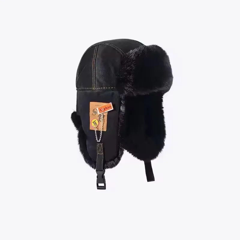 Chapka Ushanka Russe Mixte – Hiver – Chaude & Stylée – Homme / Femme - BLACKBEARD OUTDOOR INDUSTRIES