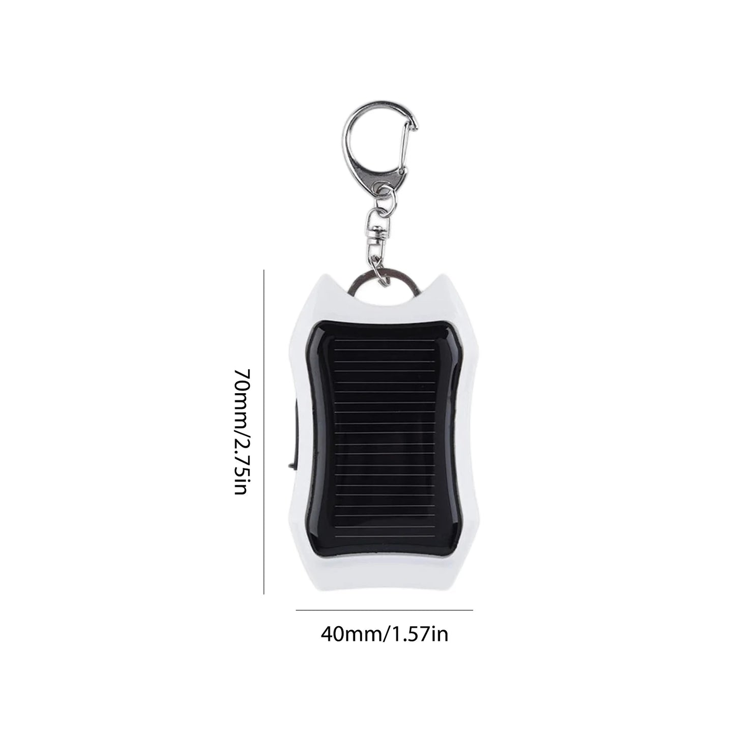 Mini Power Bank Solaire Porte-Clés 950mAh avec Lampe LED – Ultra Portable - BLACKBEARD OUTDOOR INDUSTRIES