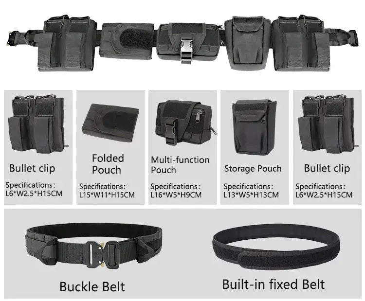 ceinturon tactique YAKEDA duty belt Ma boutique