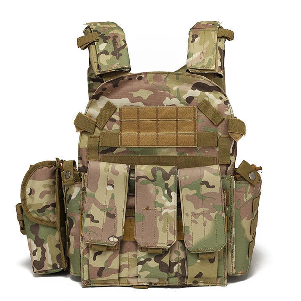 Porte-Plaques Modulaire JOCESTYLE – Gilet Tactique Camouflage Haute Densité 600D Ma boutique