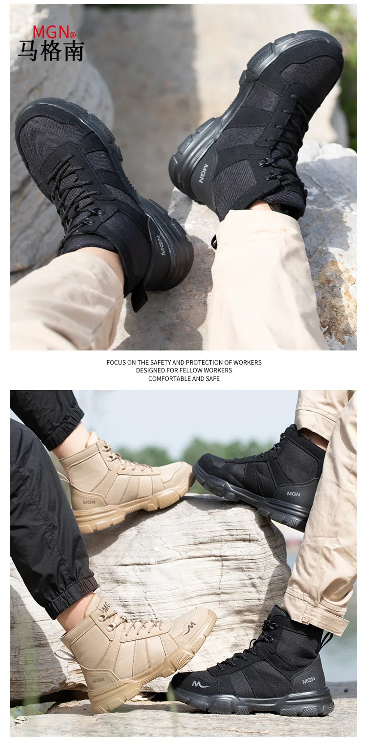 Chaussures de Sécurité Hommes & Femmes – Embout Acier – Antidérapantes & Légères – Certifiées CE - BLACKBEARD OUTDOOR INDUSTRIES