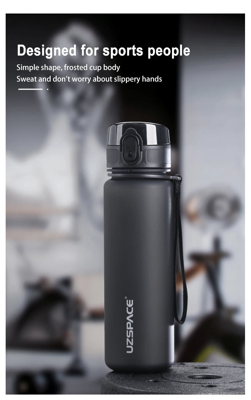 Gourde Sport UZSPACE – Tritan Sans BPA – 500 ml / 1000 ml – Étanche – Avec Infuseur à Thé – Pour École, Fitness, Randonnée - BLACKBEARD OUTDOOR INDUSTRIES