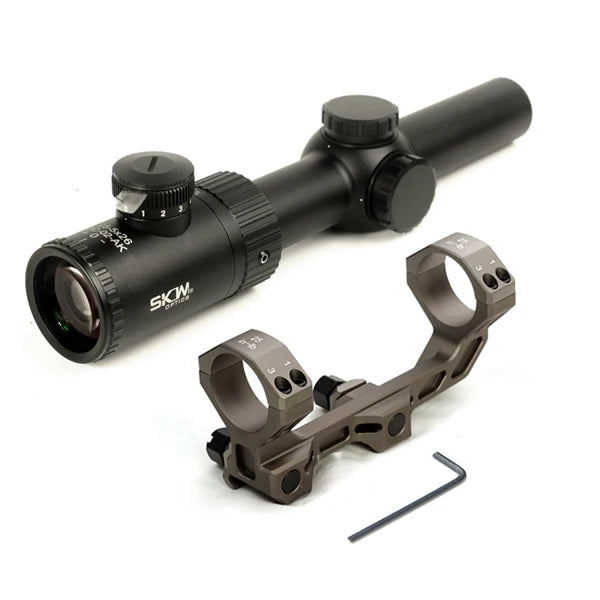 Lunette de visée SKWoptics 1.25-5x26A - Réticule BDC AK47 | Optique Tactique 30mm - BLACKBEARD OUTDOOR INDUSTRIES